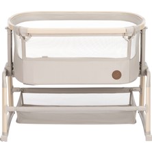Maxi-Cosi Iora Air Sallanabilen Ahşap Görünümlü Anne Yanı Beşik Beige Eco