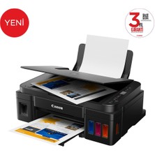 Canon Pixma G2410 Fotokopi + Tarayıcı + Mürekkep Püskürtmeli Tanklı Yazıcı (Canon Eurasia Garantili)