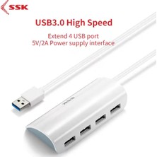 SSK USB 4in1 Hub Adaptör USB 3.0 Çoğaltıcı