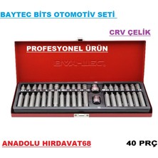 Mrm S2çelik 40PARÇA Otomotiv Seti Bits Uç Seti Alyan Tork Seti Takımı