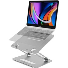 Mufamet Basic 2 Tüm Modellerle Uyumlu Çelik Sınırsız Açıda Kolay Ayarlanır Laptop Standı Yükseltici