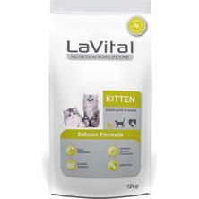 La Vital Kitten Somonlu Yavru Kedi Maması 12 Kg