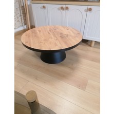 Desping Well Bohem Orta Sehpa 90X90 Tabla Atlantik Çam Modern Sehpa