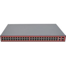 Wı-Tek 48PORT 700W Full Poe WI-PS150GF 10/100 2x Sfp Yönetilemez Switch