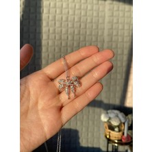 Pinky Lady Zirkon Taşlı Fiyonk Kolye
