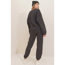 Kadın Salaş Oversize Rahat Günlük Eşofman Takımı