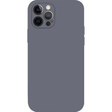 Mopal iPhone 13 Pro Uyumlu Kamera Lens Koruma Çıkıntılı İçi Kadife Mat Angle Silikon Telefon Kılıfı