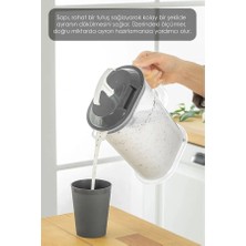 Tekno İstanbul Yayık Ayran Sürahisi Mixer Koyu Gri Serisi (2 Litre)