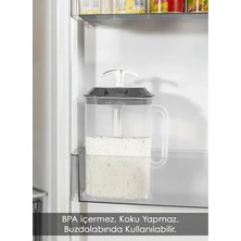 Tekno İstanbul Yayık Ayran Sürahisi Mixer Koyu Gri Serisi (2 Litre)