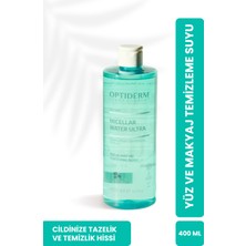 Optiderm Micellar Yüz ve Makyaj Temizleme Suyu 400 ml