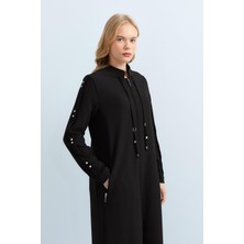 Nihan Spor Örme Giy-Çık Siyah