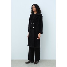 Nihan Kruvaze Angora Kaban  Siyah