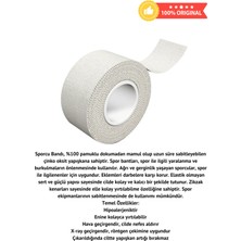 Rijit Fiksasyon Yapışkanlı Sporcu Bandajı 3.7cm x 13 mt Voleybol,boks,basketbol,futbol