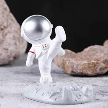 Ayarlanabilen Kaymaz Taban Mini Astronot Model Telefon ve Tablet Tutucu Stant