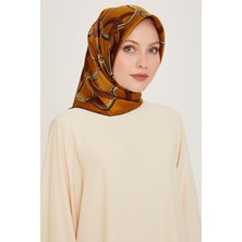 Armine Klasik Desenli Sura Saf İpek Eşarp 9203D 53