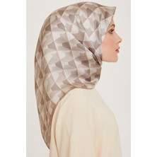 Armine Klasik Desenli Sura Saf İpek Eşarp 9204D 85