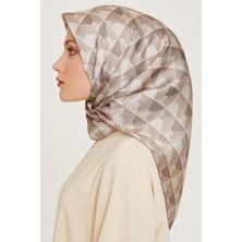 Armine Klasik Desenli Sura Saf İpek Eşarp 9204D 85