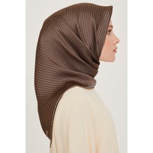 Armine Klasik Desenli Sura Saf İpek Eşarp 9250D 80