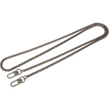 Nanlly Ince Metal Çanta El Çantası Omuz Yedek 120CM Gri (Yurt Dışından)