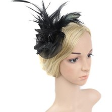 Plaza Kadın Kı Tüy Fascinator Ş Hairband Düğün (Yurt Dışından)