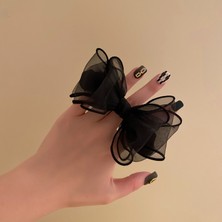 Qijshu Yeni Scrunchies Organze Saç Bağları Elastik Saç Bandı Kadın Kız At Kuyruğu Tutucu Moda Yay Saç Halatlar Kafa Bandı Saç Aksesuarları (Yurt Dışından)