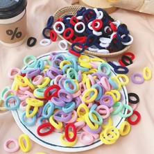 Qijshu 20/50 Adet Çocuklar Elastik Saç Bantları Kızlar Tatlılar Scrunchie Lastik Bant Çocuklar Için Saç Bağları Klipler Kafa Bandı Bebek Saç Aksesuarları (Yurt Dışından)