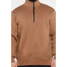 Mishar İtalia Erkek Yarım Balıkçı Yaka Şardonlu Fermuarlı Sweatshirt