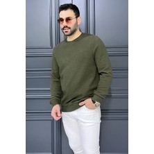 Mishar İtalia Erkek Bisiklet Yaka Sweatshirt