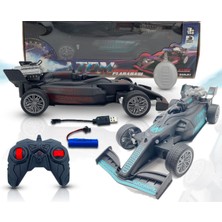 Tuengi Store Uzaktan Kumandalı Şarjlı Full Fonksiyon Buhar Çıkaran Duman Atan F1 Formula Araba 27 cm