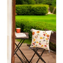Felluci Textile Punch Nakışlı Kırlent Begonya 43x43 2Adet