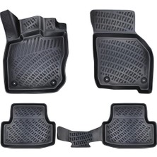 Rizline Renault Fluence 2009 Sonrası Paspas Siyah 3D Havuzlu