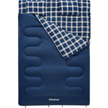 Kingcamp Snowflake 300-D Ultra Çift Kişilik Uyku Tulumu Navy