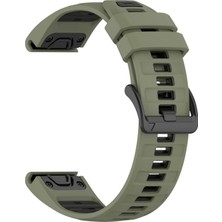 Puluzdg Garmin Fenix ​​8 Amoled 47MM Için Silikon Saat Bandı (Yurt Dışından)