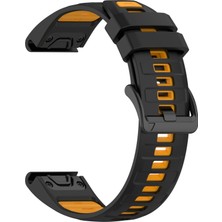Puluzdg Garmin Fenix ​​8 Amoled 47MM Için Silikon Saat Bandı (Yurt Dışından)