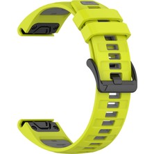Puluzdg Garmin Fenix ​​8 Amoled 47MM Için Silikon Saat Bandı (Yurt Dışından)