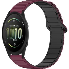 Puluzdg Garmin Forerunner 165 Için Manyetik Silikon Kayış (Yurt Dışından)