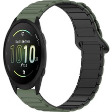 Puluzdg Garmin Forerunner 165 Için Manyetik Silikon Kayış (Yurt Dışından)