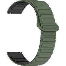 Puluzdg Garmin Forerunner 165 Için Manyetik Silikon Kayış (Yurt Dışından)