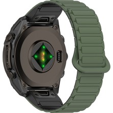 Puluzdg Garmin Fenix ​​8 47MM Için Hızlı Rease Silikon Saat Kayışı (Yurt Dışından)