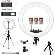 LCD Ekranlı 18 Inç Profesyonel Stüdyo Işığı Ring Light(Influencer, Youtuber, Tiktok,stüdyo Paneli)