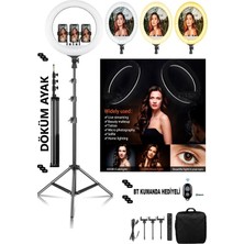 Megalux Ring Light LED Işık Halkası 21 Inç 54 cm Profesyonel Influencer Işığı Döküm Ayaklı