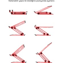 Mufamet Basic 2 Tüm Modellerle Uyumlu Çelik Sınırsız Açıda Kolay Ayarlanır Laptop Standı Yükseltici