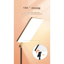 19 Inç 100W LED Video Işık Kiti Studio Pograph Light Kamera Lambası Dimmabable Tripodlu Panel Işık