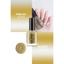 Alix Avien Simli Gold Oje 37- Yüksek Pigmentli Uzun Süreli Kalıcılık Hızlı Kuruma - Nail Lacquer 37