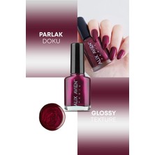 Alix Avien Sedefli Bordo Oje 33 - Yüksek Pigmentli Uzun Süreli Kalıcılık Hızlı Kuruma - Nail Lacquer 33