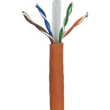 Telteks Cat 6 U/utp Lszh/hffr Turuncu Halojensiz Kablo 319M