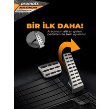 Promats Dacia Duster 2012 ve Sonrası 4d Oto Paspas Maximum Siyah