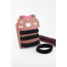 By Zeyna Aksesuar Kadın Siyah Lastik Toka