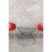 Begüsa Solina Orta Sehpa Siyah Ceviz Ahşap