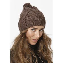 FLORİ Ponponlu Triko Örgü Detay Bere